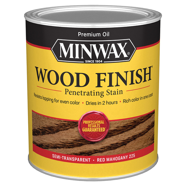 Minwax 1 Qt Red Mahogany Wood Finish Oil-Based Wood Stain 70007